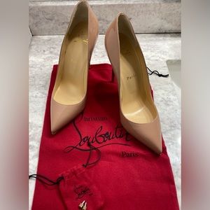 Christian Louboutin Pigalle Follies 100 Patent Leather Pumps size 39